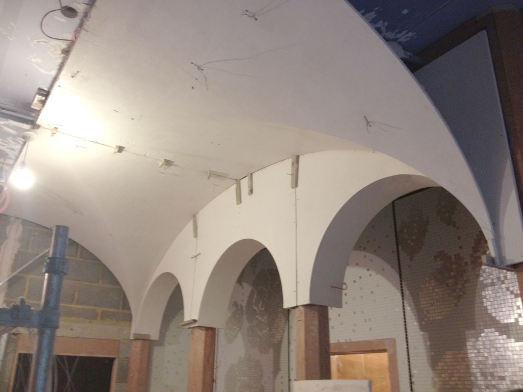 Fibrous Plaster Vaulted Ceiling Designers & Installers Stevensons